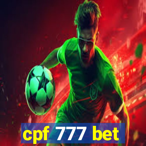 cpf 777 bet